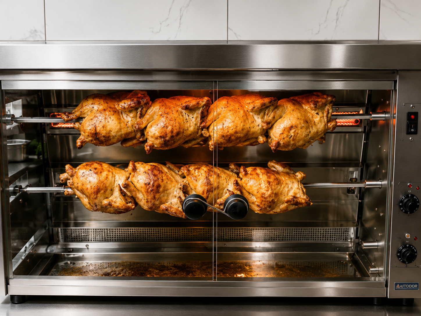 Rotisserie charcoal chicken